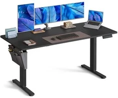Songmics Elektrinis aukščio reguliuojamas rašomasis stalas 70 x 160 cm