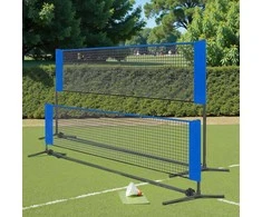 Songmics 300 cm Badmintonnetz, höhenverstellbar, Volleyballnetz