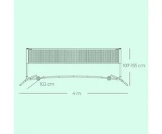 Songmics Badmintono tinklas 400 cm