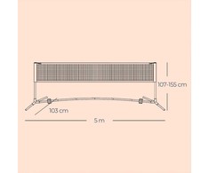 Songmics Badmintono tinklas 500 cm