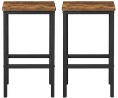 Songmics Baro kėdės 2vnt. VASAGLE 40x30x65 cm