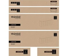 Songmics Batai suoliukas 105x30.3x48 cm Rudas Saugojimas