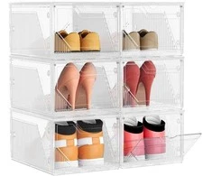 Songmics Batų dėžės 6 vnt. 36x26x19 cm