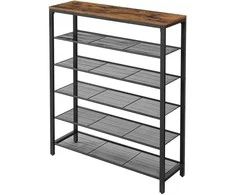 Songmics Batų lentyna 100 × 30 × 110 cm