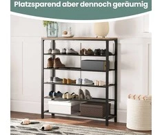 Songmics Batų lentyna 100 × 30 × 110 cm