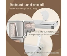 Batų lentyna SONGMICS su 12 skyrių, 32x124,4x124,6 cm