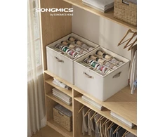 Songmics Batų dėžė 43 x 43 x 32 cm