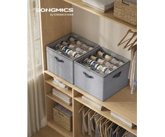 Songmics Batų dėžė 43 x 43 x 32 cm