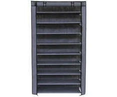 Songmics Batų stovas 84x28x162 cm Pilkas Saugojimas