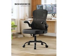 Songmics Biuro kėdė 61.5x58.5x104.5 cm Juoda