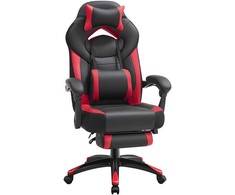 Songmics Biuro kėdė 72.4x69.7x121-133 cm Juoda Reguliuojama