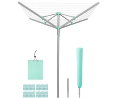 Songmics Skalbinių džiovyklė sidabrinė