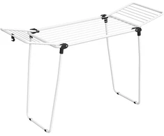Songmics Sulankstoma skalbinių džiovyklė, balta, 47 × 150 × 91 cm