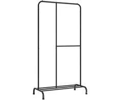 Songmics Drabužių kabykla, 105x50x195 cm, juoda