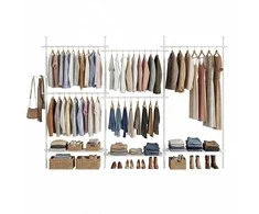 Songmics Kabykla 3 lygių reguliuojama 33,5x240-353x208-310 cm