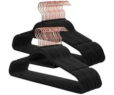 Songmics Drabužių kabykla, 42,7x0,6x22 cm, juoda