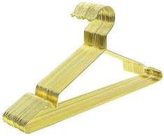 Songmics Drabužių kabykla, 42x0.3x20.5 cm, auksinė