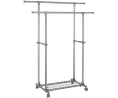 Songmics Drabužių kabykla, 87x52x166 cm, pilka