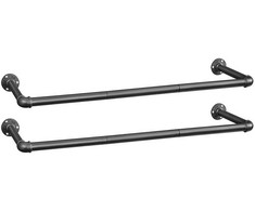 Songmics Drabužių kabykla, 92x30x7 cm, juoda