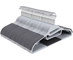 Songmics Drabužių pakabos, 41.5x22.5x0.5 cm, pilka