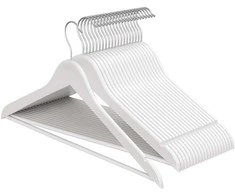 Songmics Mediniės drabužių pakabos 42,9x21 cm, 30 vnt.