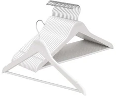 Songmics Mediniės drabužių pakabos 42,9x21 cm, 30 vnt.
