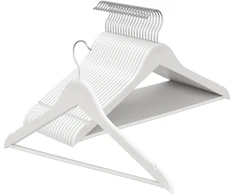 Songmics Mediniės drabužių pakabos 42,9x21 cm, 30 vnt.