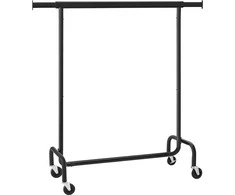 Songmics Drabužių stovas, 150x45x162.8 cm, juodas