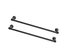 Songmics Drabužių strypas, 92x30x7,5 cm, Juodas