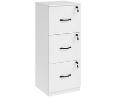 Songmics Failų spinta 41x40x103,1 cm Balta Saugykla