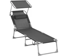Songmics Gultas gultas, 53x193x29.5 cm, pilka