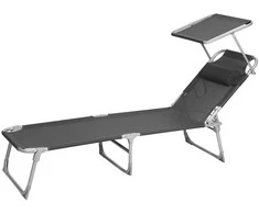 Songmics Gultas gultas, 53x193x29.5 cm, pilka