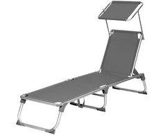 Songmics Gultas gultas, 55x193x31 cm, pilka