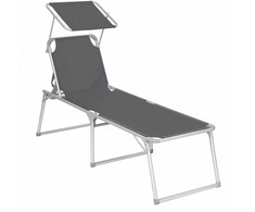 Songmics Gultas gultas, 65x200x48 cm, pilka