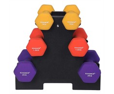 Songmics Hantelių rinkinys, 34x30x14.5 cm, juoda