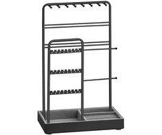 Songmics Papuošalų stovėtojas, 11.5x19.6x30.8 cm, juoda