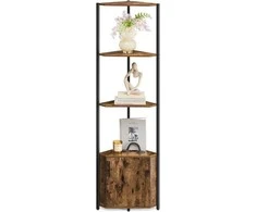 Songmics Kampinė lentyna 25,4 x 44,5 x 147,3 cm