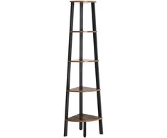 Songmics Kampinė lentyna 37.2x37.2x159 cm Chaki plienas