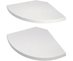 Songmics Kampinė lentyna 20 x 20 x 1.2 cm 2 vnt.