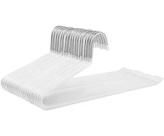 Songmics Kelnės kabykla, 38x13x0,5 cm, balta