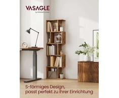Songmics VASAGLE knygų lentyna su penkiais atviriais lygiais