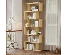 Songmics Knygų lentyna iš medžio drožlių plokštės, 24x70x190,5 cm