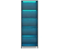 Songmics Aukšta lentyna su LED apšvietimu 178 cm