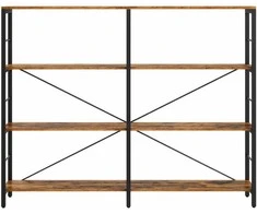 Songmics Lentyna, rudos-juodos spalvos, 120x30x109,4 cm