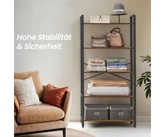 Songmics Knygų lentyna VASAGLE 80x30x153 cm