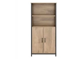 Songmics Virtuvinė spintelė su reguliuojamomis lentynomis 35x60x124,5 cm