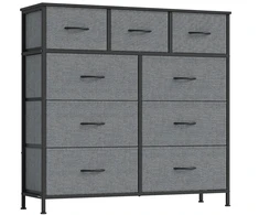SONGMICS komoda BELLAH su 9 stalčiais, 95.2 x 98.8 x 30 cm, LGS324G101