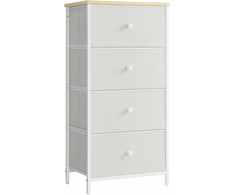 Songmics Komoda, 45x30x91,7 cm, balta
