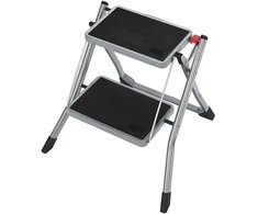 Songmics Kopėčios 55x50x4.5 cm Pilka Plienas