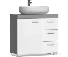 Songmics Kosmetinis spintelė 70x30x63,8 cm Pilka MDF